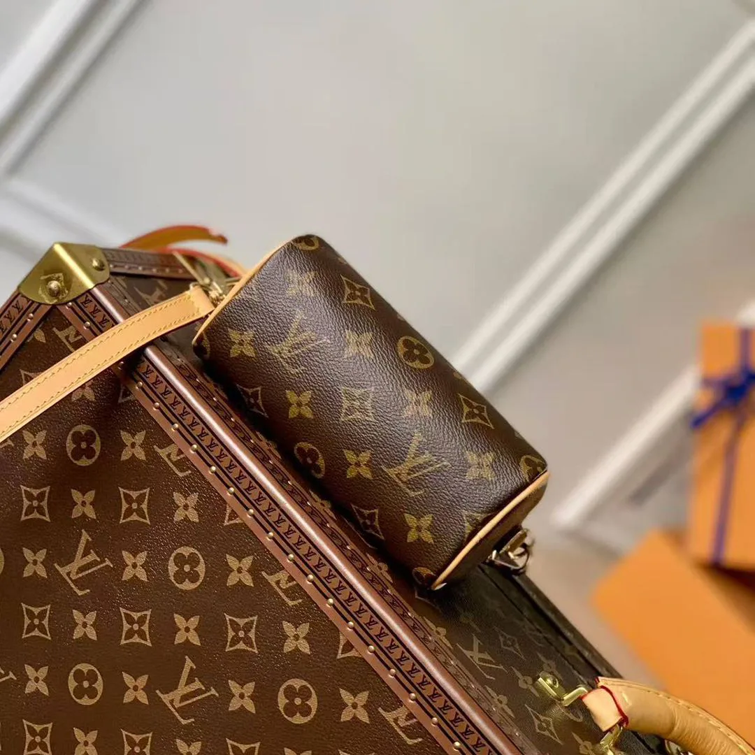 M81085 Nano Speedy Handbag Monogram Coated Canvas
