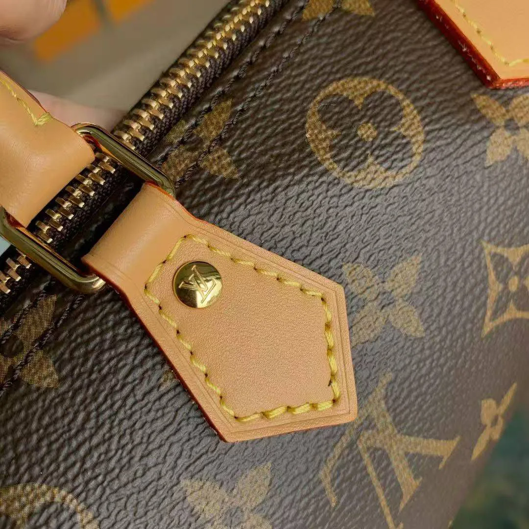 M81085 Nano Speedy Handbag Monogram Coated Canvas