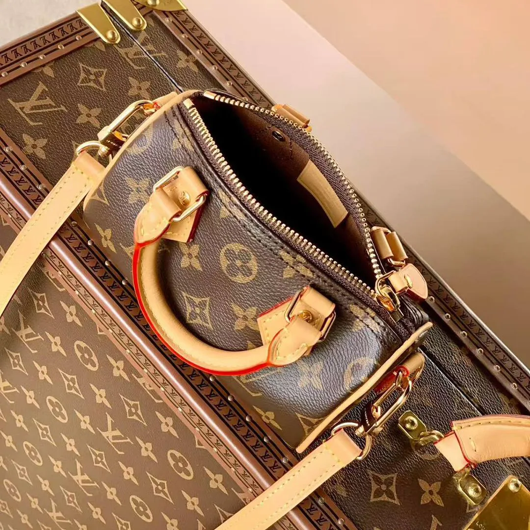 M81085 Nano Speedy Handbag Monogram Coated Canvas