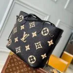 M58907 Neverfull MM Tote Handbag Monogram Empreinte Leather - 1AJBVD 1 M58907 Neverfull MM Tote Handbag Monogram Empreinte Leather