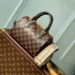 N40489 Speedy Bandoulière 20 Handbag Damier Ebene Coated Canvas - M13014 2 N40489 Speedy Bandoulière 20 Handbag Damier Ebene Coated Canvas