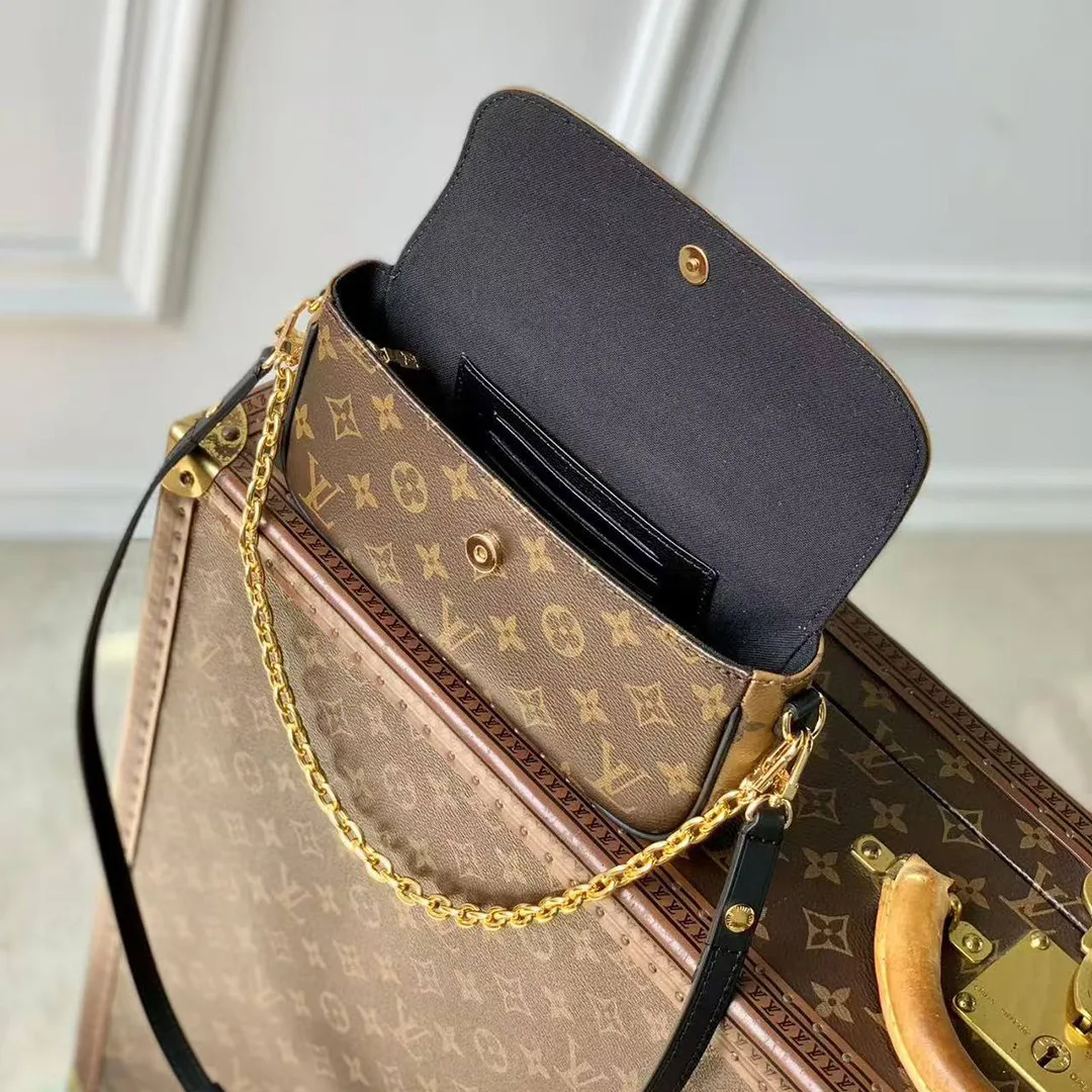 M26587 Wallet On Chain Ivy Handbag Monogram Reverse Coated Canvas