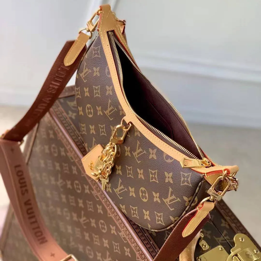 M12939 Looping Handbag Monogram Coated Canvas