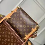 M46358 Side Trunk MM Handbag Monogram Coated Canvas - M12939 1 M46358 Side Trunk MM Handbag Monogram Coated Canvas