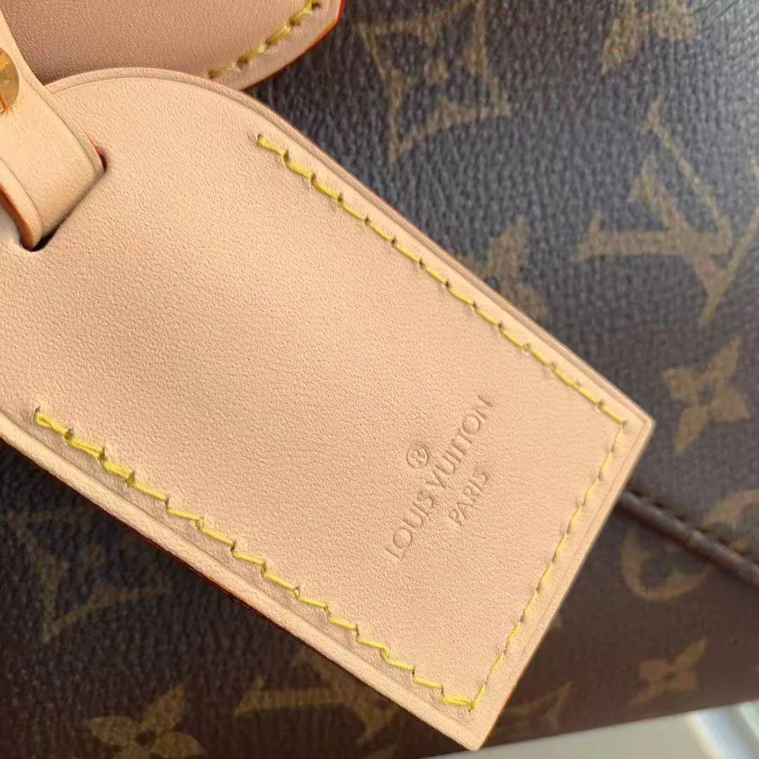M12098 Slouchy MM Handbag Monogram Coated Canvas