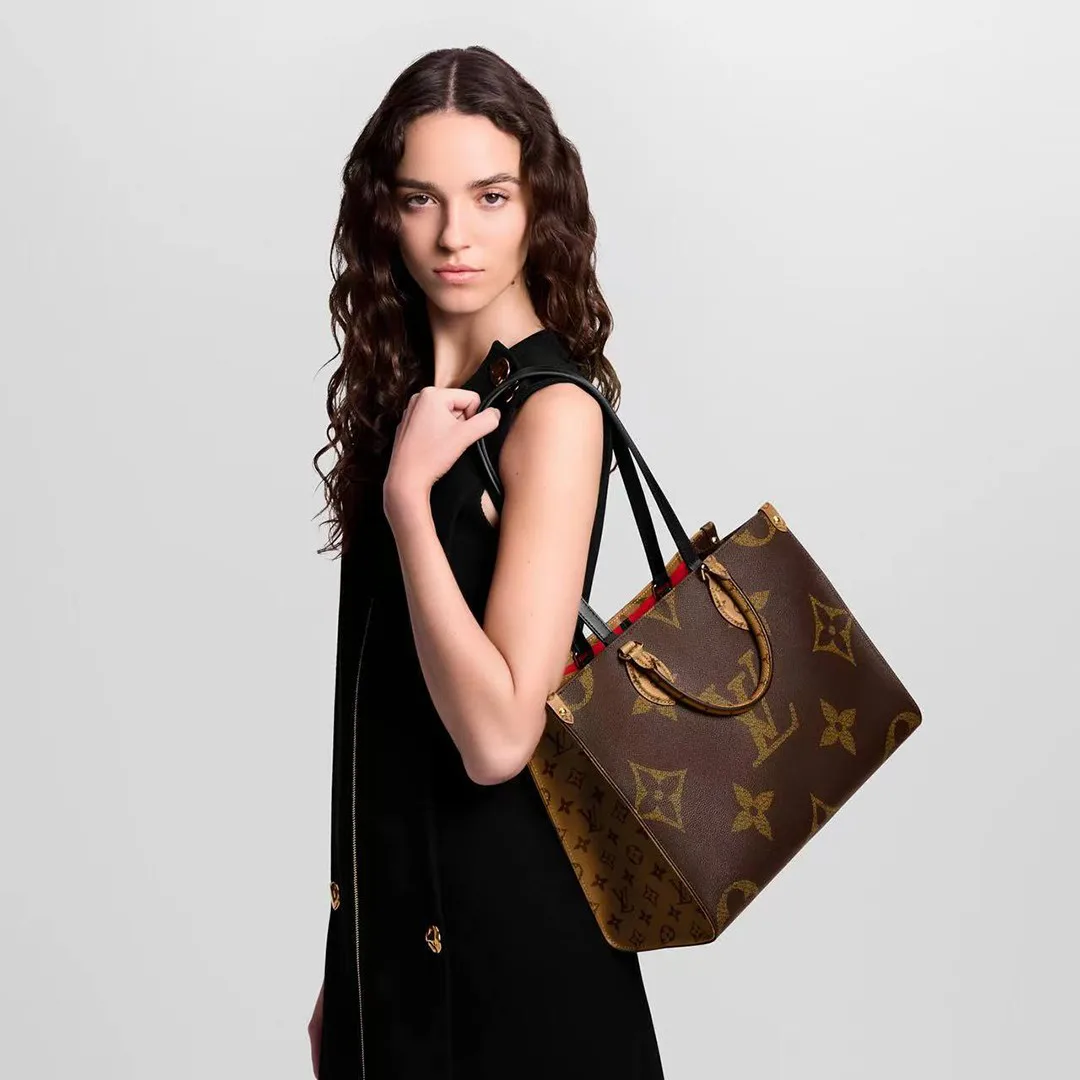M45321 OnTheGo MM Tote Handbag Monogram Coated Canvas