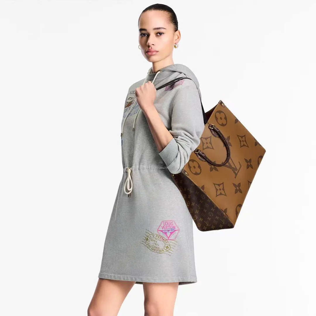 M45320 OnTheGo GM Tote Handbag Monogram Reverse Coated Canvas