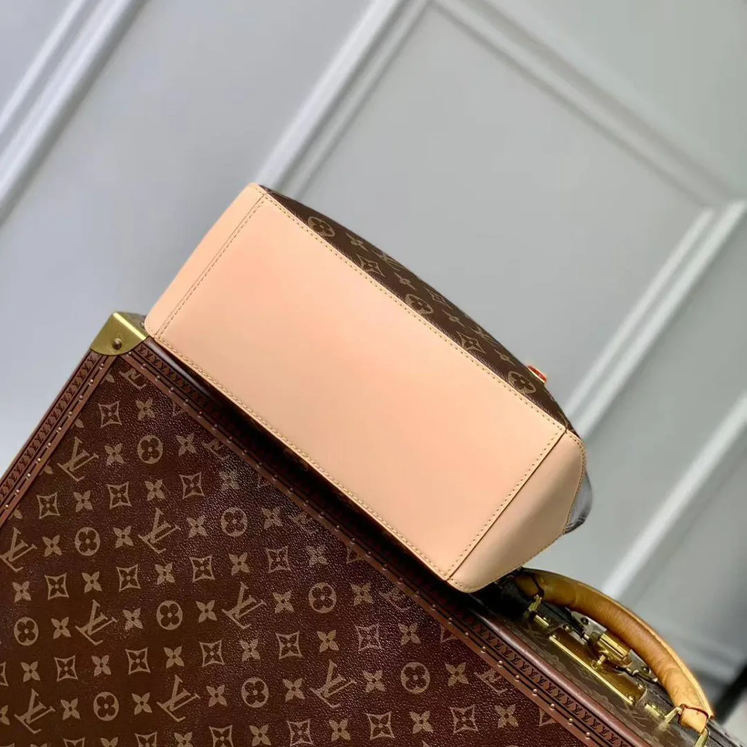 M12095 Piano Handbag Monogram Coated Canvas