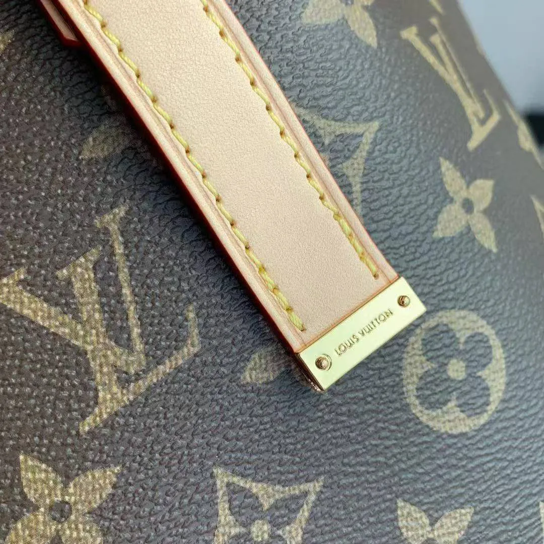 M12095 Piano Handbag Monogram Coated Canvas