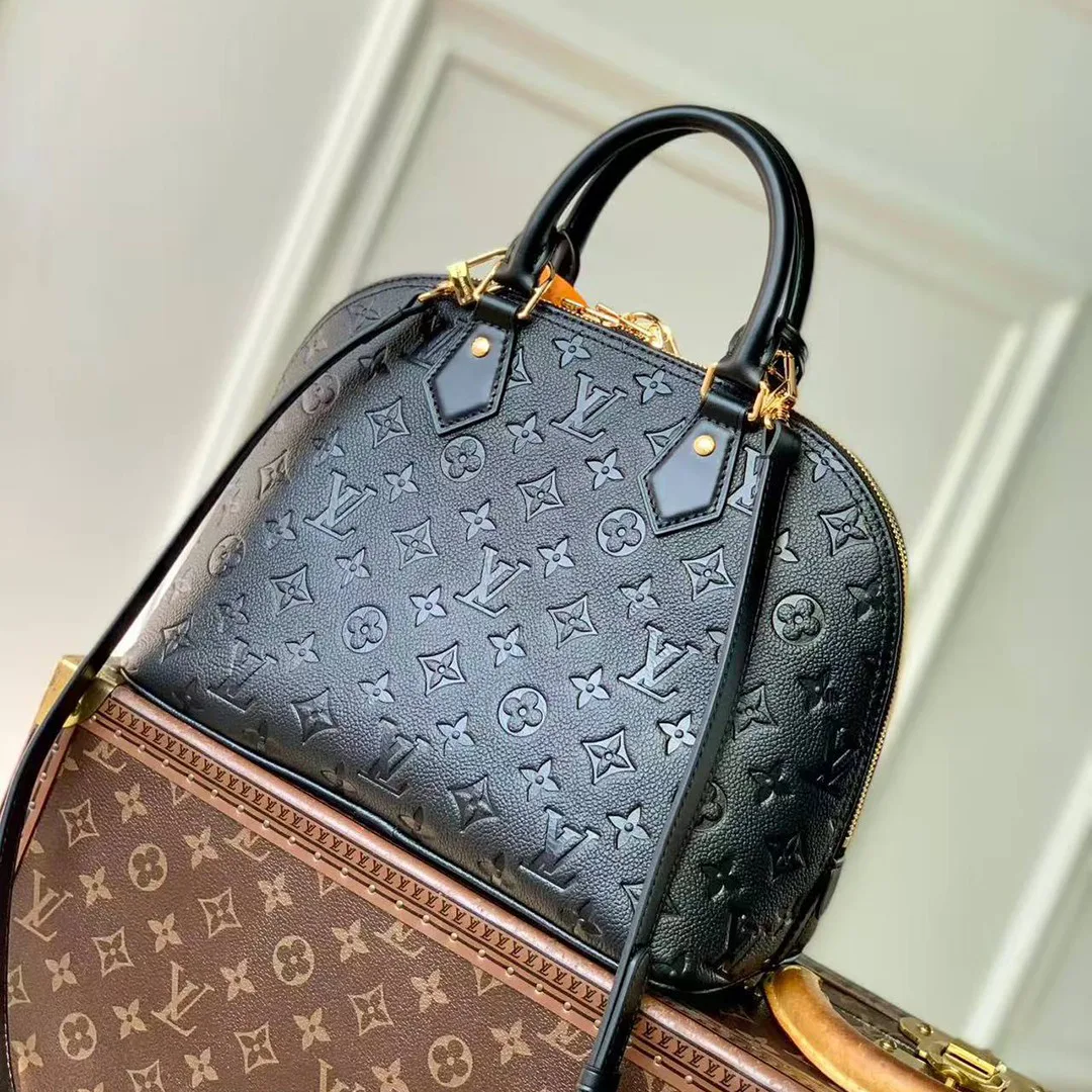 M26489 Alma PM Handbag Monogram Empreinte Leather