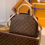 M45900 Petit Palais Handbag Monogram Coated Canvas - M12019 2 M45900 Petit Palais Handbag Monogram Coated Canvas