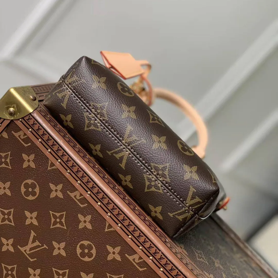 M12019 Lockit BB Handbag Monogram Coated Canvas