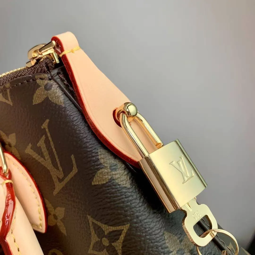 M12019 Lockit BB Handbag Monogram Coated Canvas