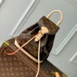 M11199 Montsouris Mini Monogram Coated Canvas Backpack - M11198 2 M11199 Montsouris Mini Monogram Coated Canvas Backpack