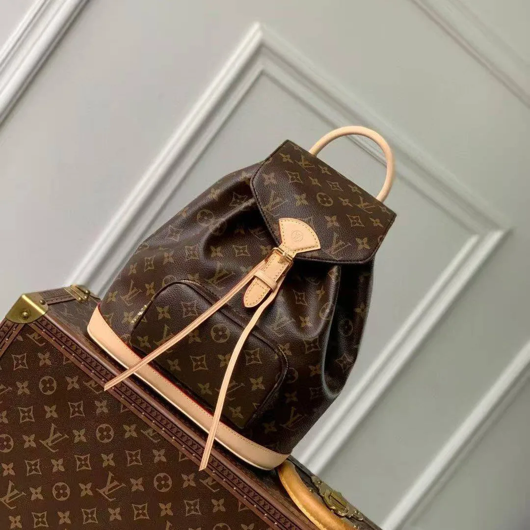 M11198 Montsouris PM Monogram Coated Canvas Backpack