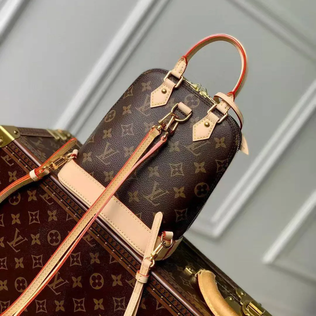 M47132 Alma Backpack Monogram Coated Canvas Backpack