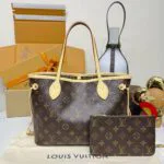 M46979 Neverfull PM Monogram Coated Canvas Handbag - M46705 1 M46979 Neverfull PM Monogram Coated Canvas Handbag