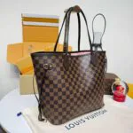 N40598 Neverfull MM Damier Ebene Handbag - M58916 2 N40598 Neverfull MM Damier Ebene Handbag