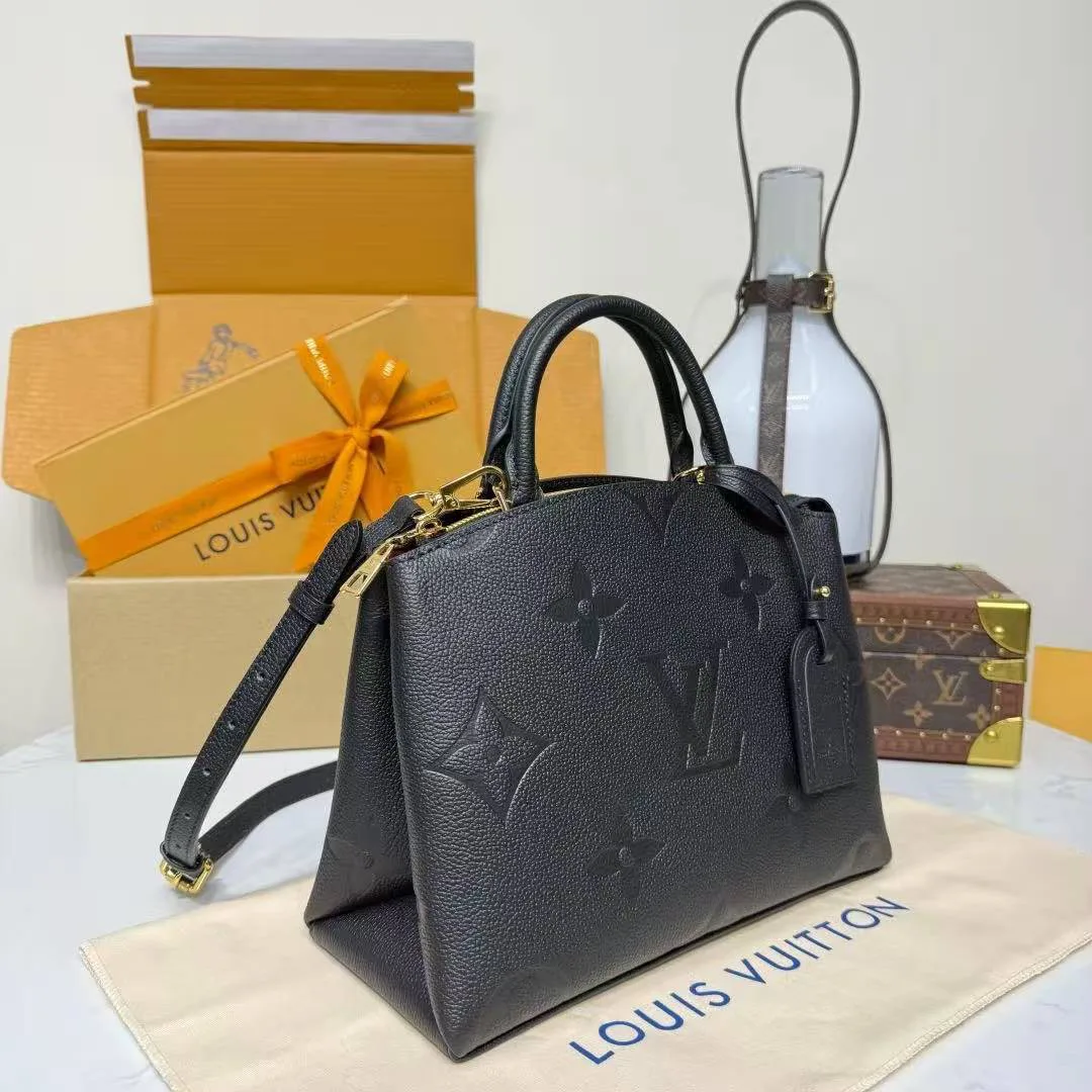M58916 Petit Palais Handbag Monogram Empreinte Leather