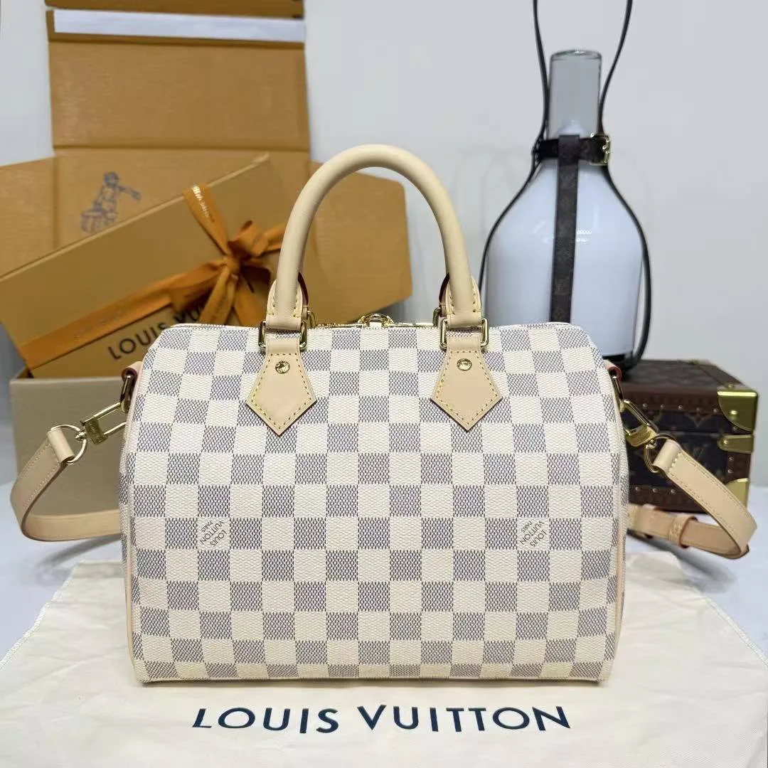 N40608 Speedy Bandoulière 25 Damier Azur Handbag