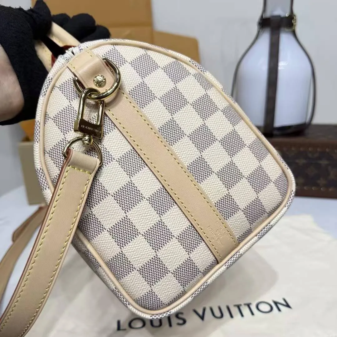 N40608 Speedy Bandoulière 25 Damier Azur Handbag