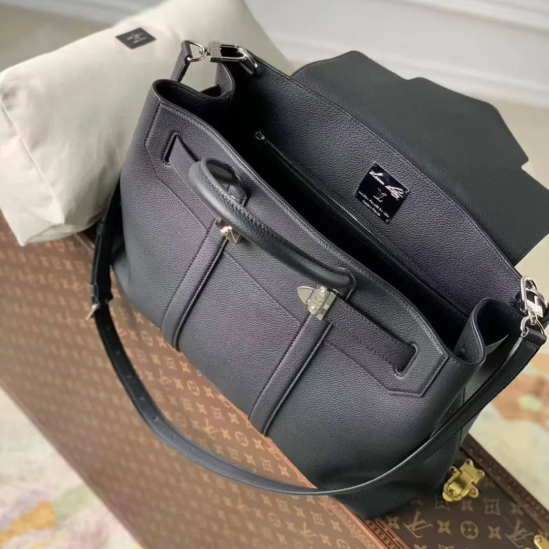 M23153 Georges Tote MM Men's Bag Cuir Millésime Calfskin Leather