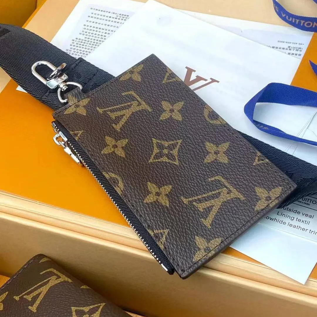 M14036 Gaston Wearable Wallet Monogram Macassar Coated Canvas Men's Bag