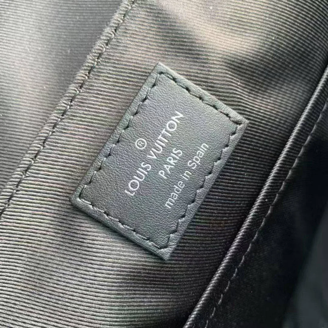 M46255 District PM Messenger Monogram Eclipse Coated Canvas Men's Bag