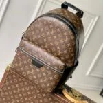 M46684 Discovery Backpack PM Monogram Macassar Coated Canvas Men's Bag - M22558 2 M46684 Discovery Backpack PM Monogram Macassar Coated Canvas Men's Bag