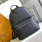 M22558 Discovery Backpack PM Monogram Eclipse Coated Canvas Men's Bag - M12463 2 M22558 Discovery Backpack PM Monogram Eclipse Coated Canvas Men's Bag
