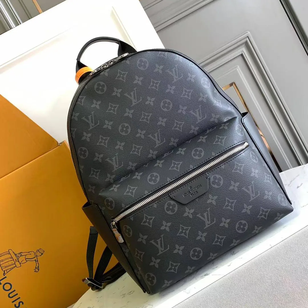 M22558 Discovery Backpack PM Monogram Eclipse Coated Canvas Men's Bag