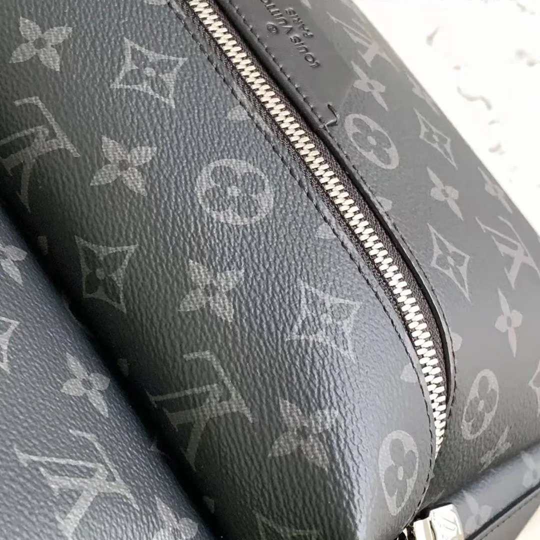 M22558 Discovery Backpack PM Monogram Eclipse Coated Canvas Men's Bag
