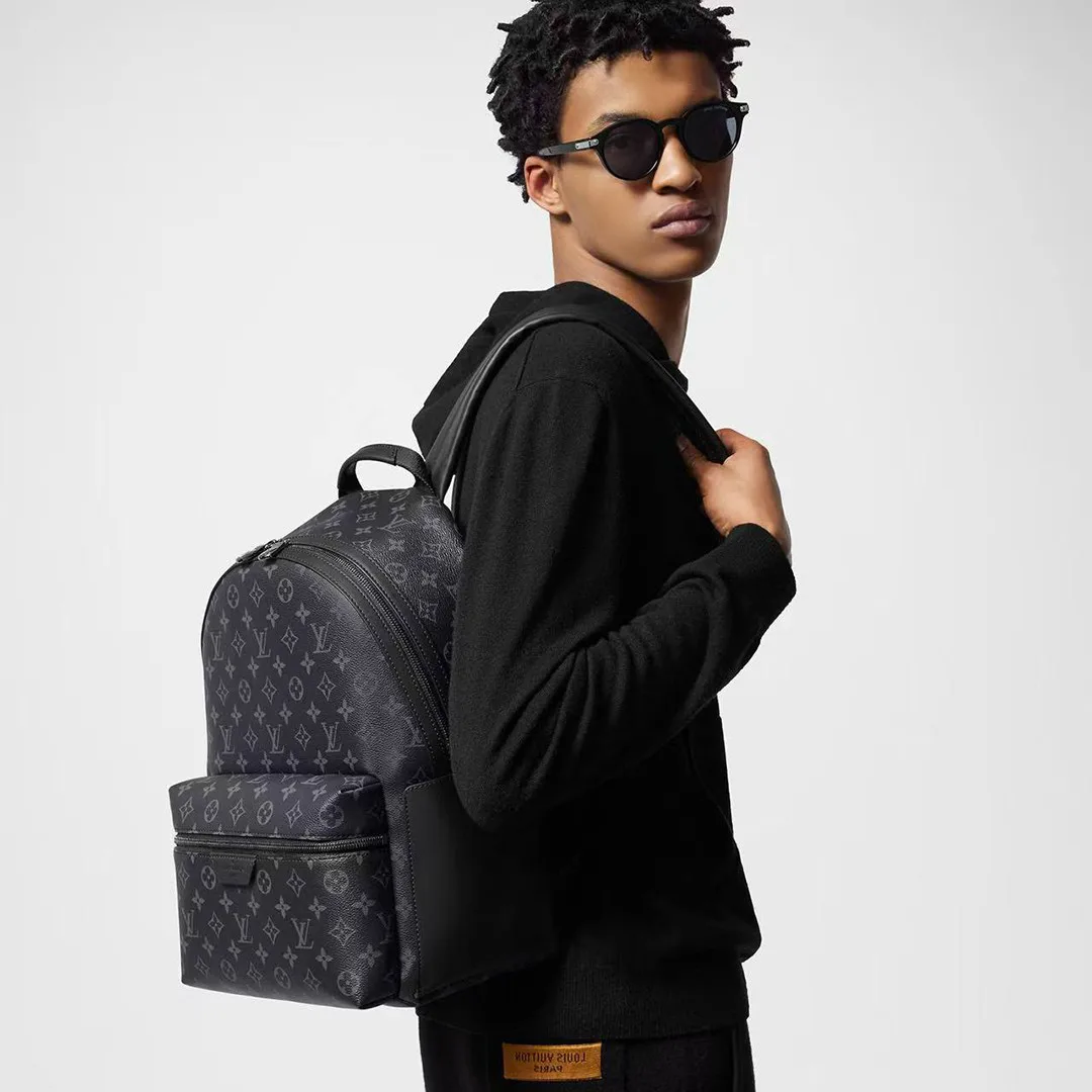 M22558 Discovery Backpack PM Monogram Eclipse Coated Canvas Men's Bag