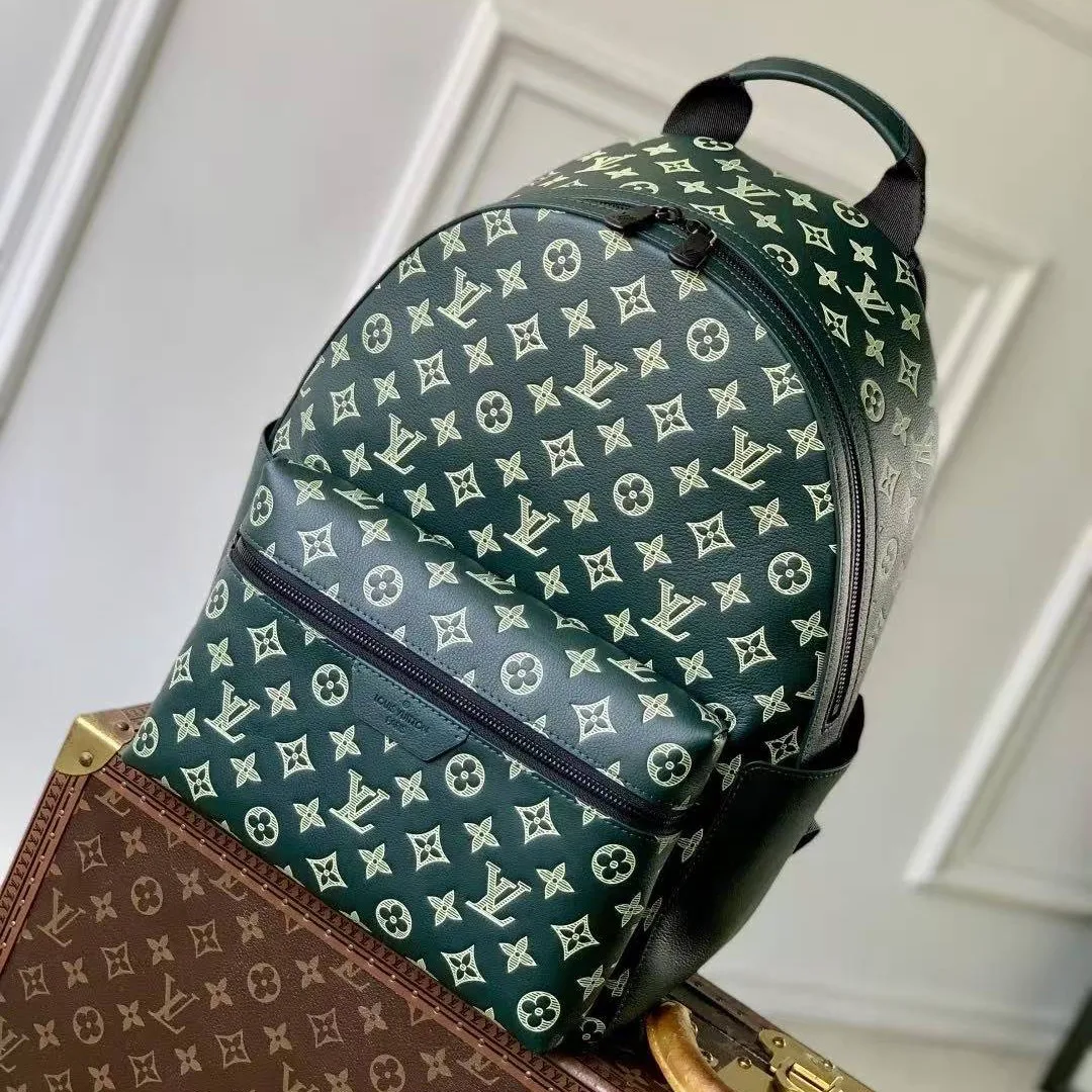 M27230 Discovery Backpack PM Monogram Shadow Embossed Calfskin Men's Bag