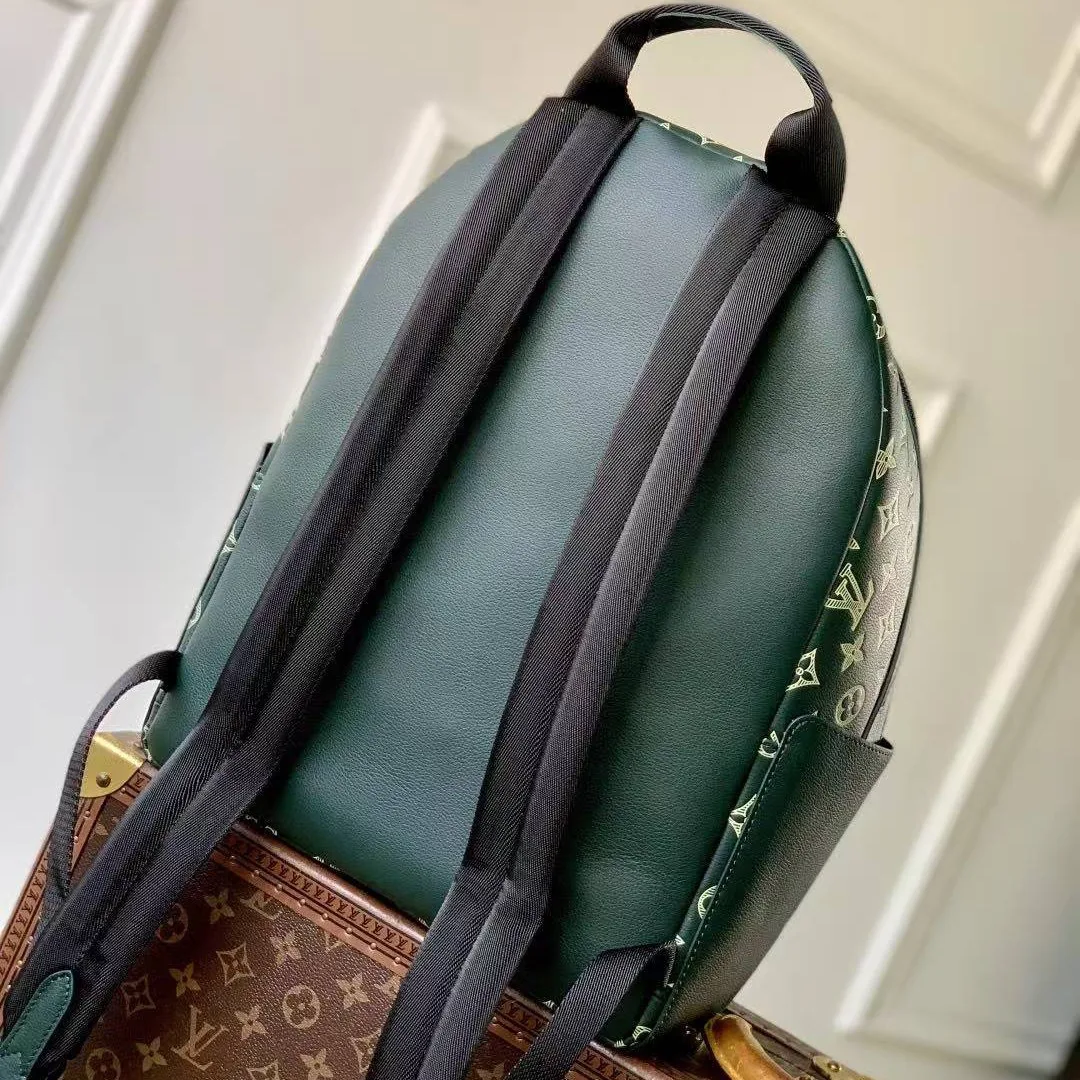 M27230 Discovery Backpack PM Monogram Shadow Embossed Calfskin Men's Bag