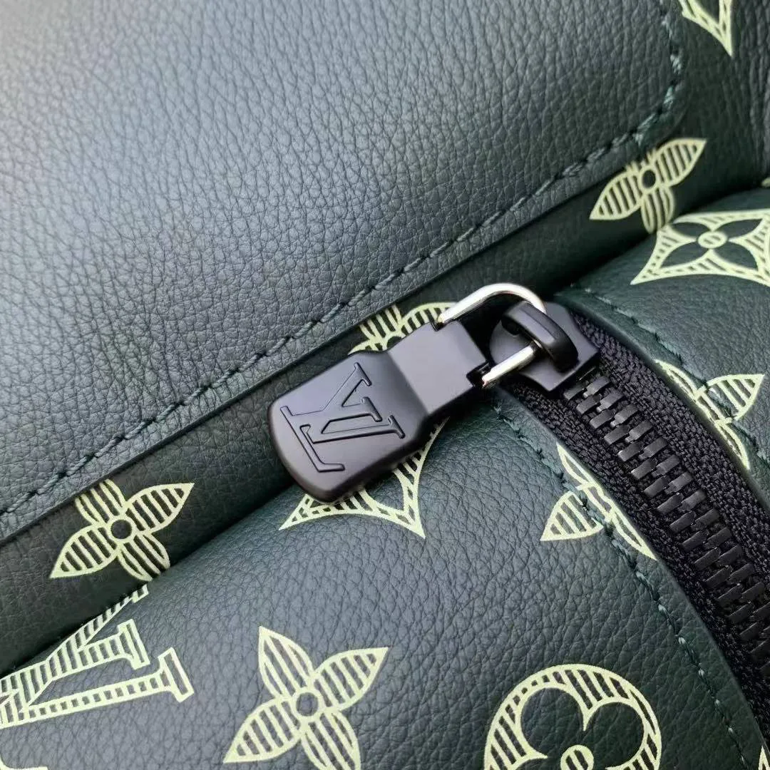 M27230 Discovery Backpack PM Monogram Shadow Embossed Calfskin Men's Bag