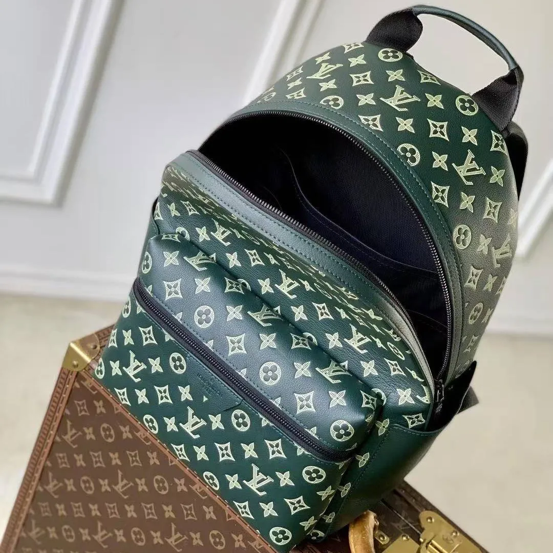 M27230 Discovery Backpack PM Monogram Shadow Embossed Calfskin Men's Bag