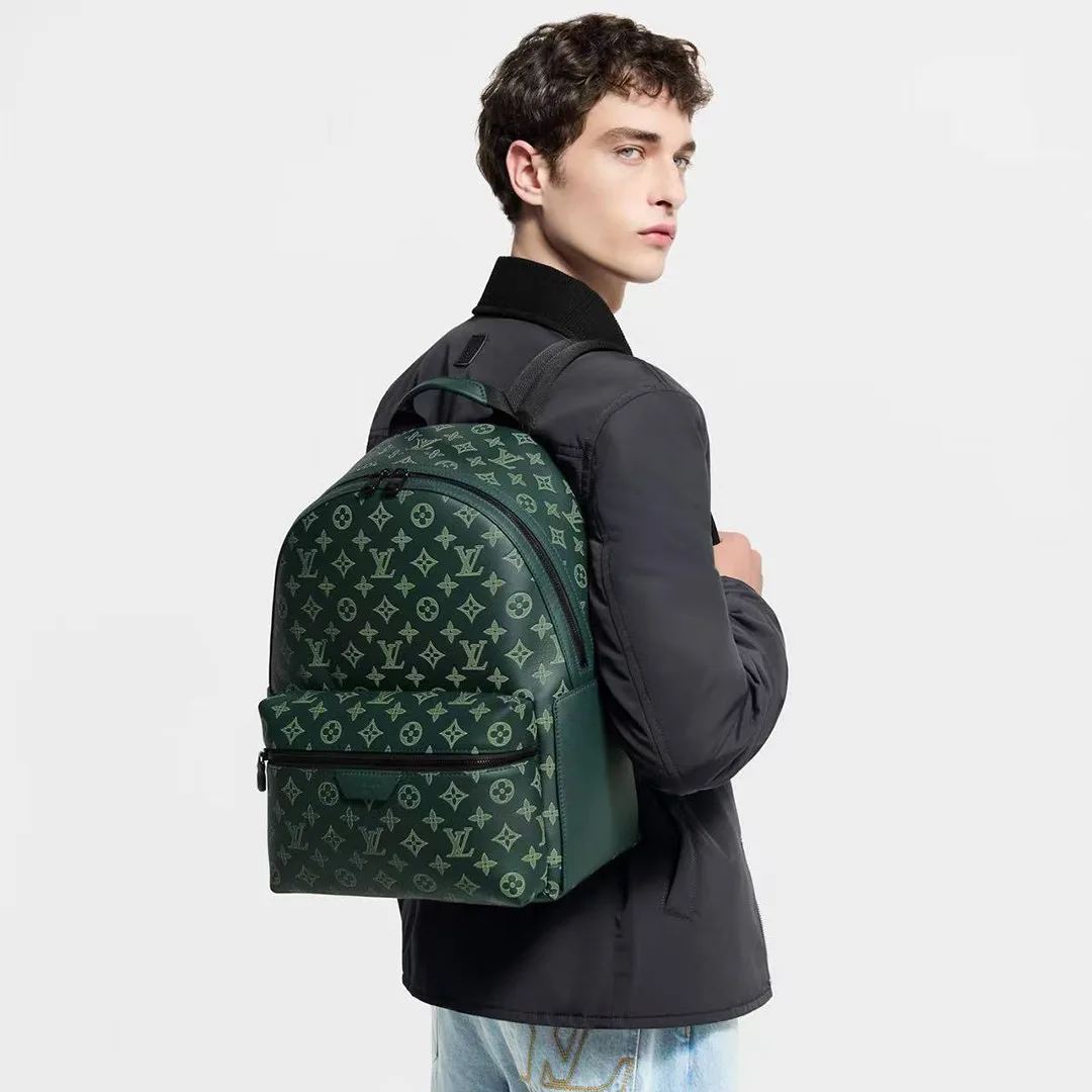 M27230 Discovery Backpack PM Monogram Shadow Embossed Calfskin Men's Bag