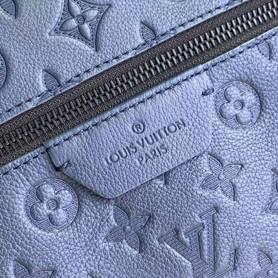 M14884 Discovery Backpack PM Monogram Shadow Embossed Calfskin Men's Bag