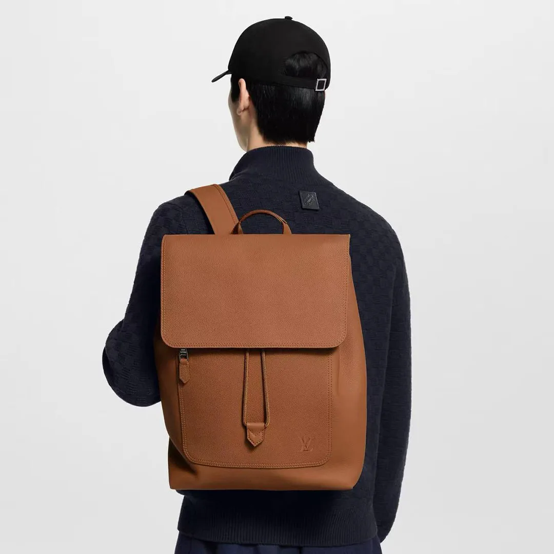 M26023 Fastline Backpack Men's Bag Waxy Calfskin