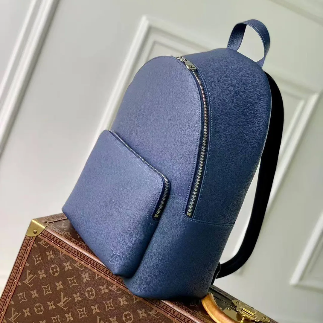 M26022 Discovery Work Backpack Men's Bag Waxy Calfskin