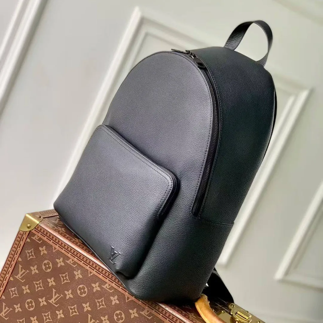 M15259 Discovery Work Backpack Men's Bag Waxy Calfskin