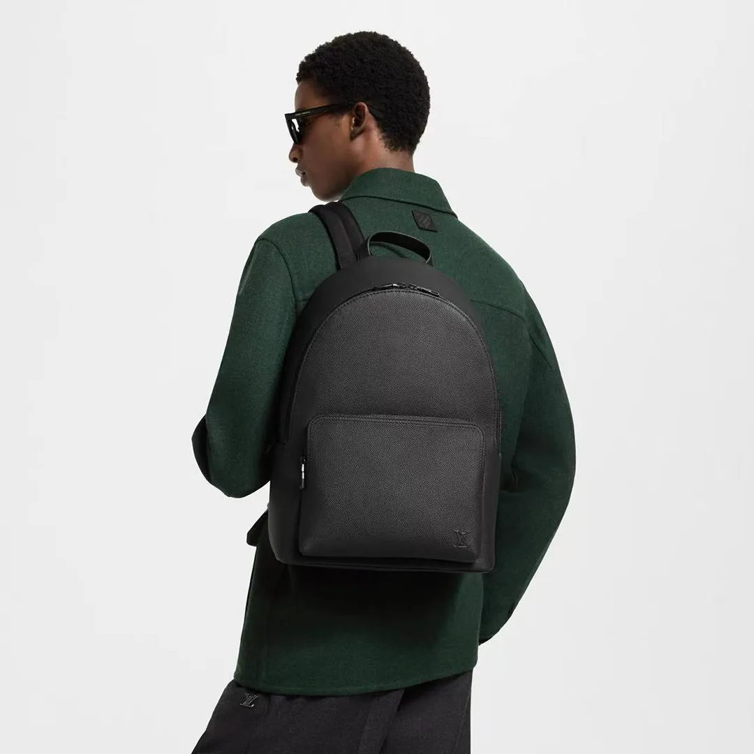 M15259 Discovery Work Backpack Men's Bag Waxy Calfskin