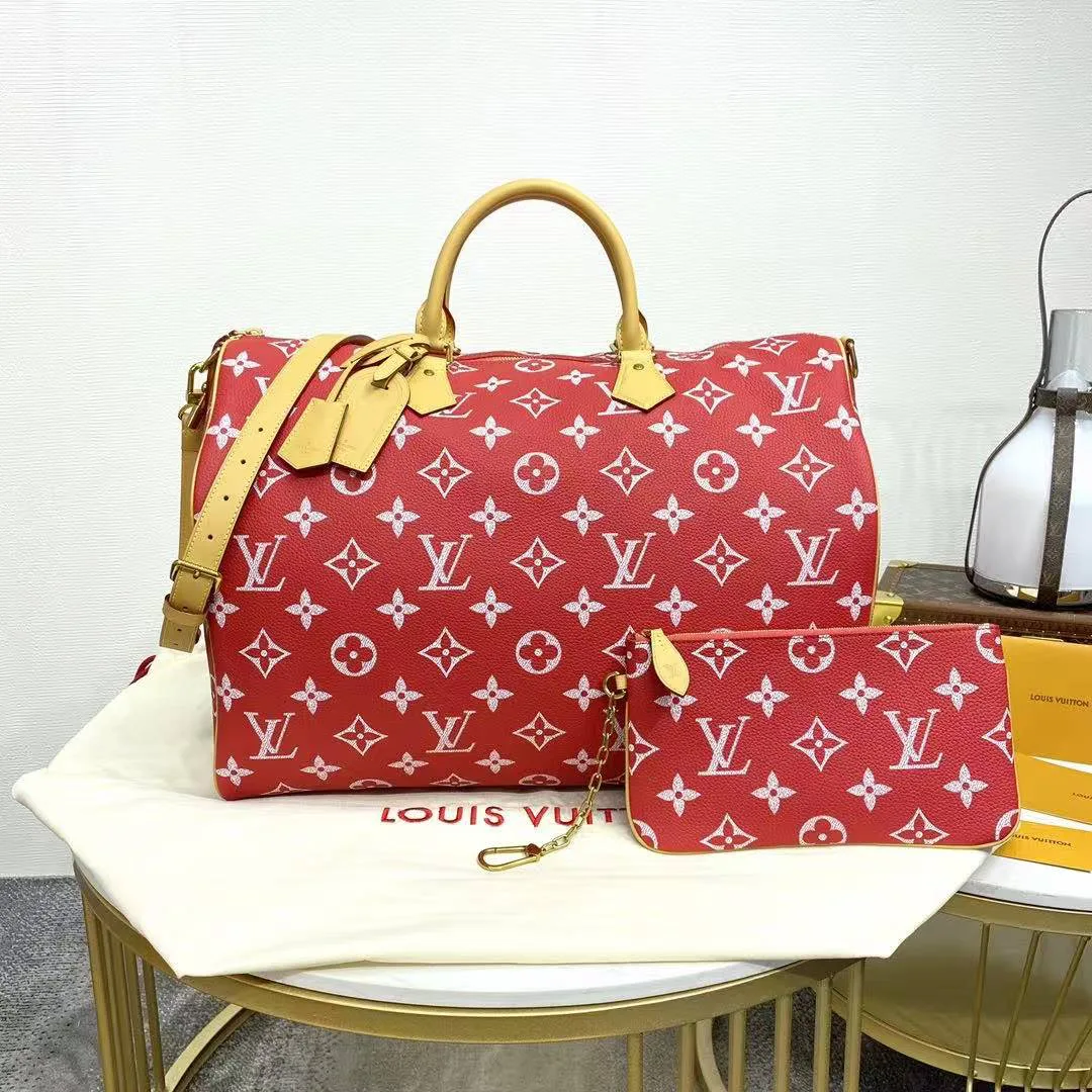 M46961 Speedy P9 Bandoulière 50 Monogram Soft Calfskin Leather Men's Bag