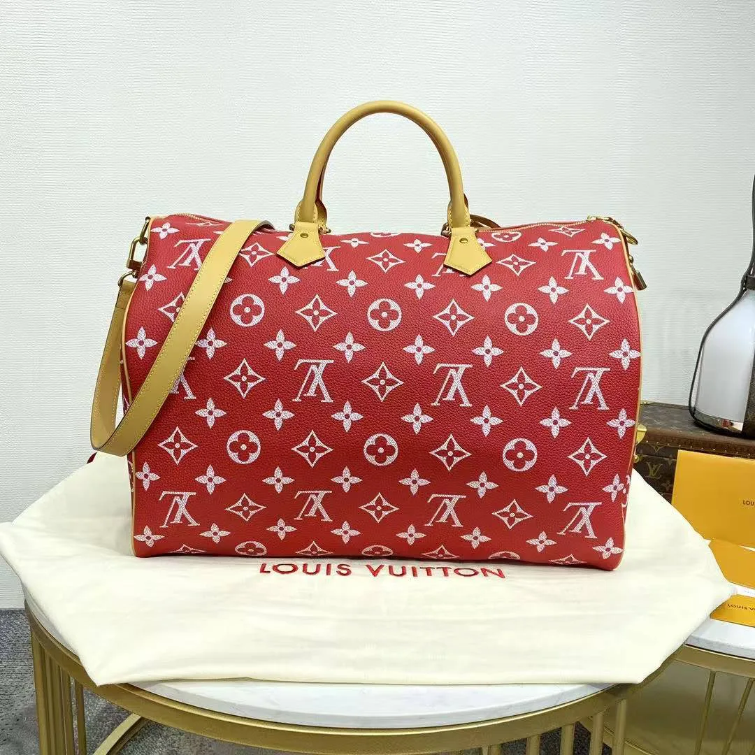 M46961 Speedy P9 Bandoulière 50 Monogram Soft Calfskin Leather Men's Bag