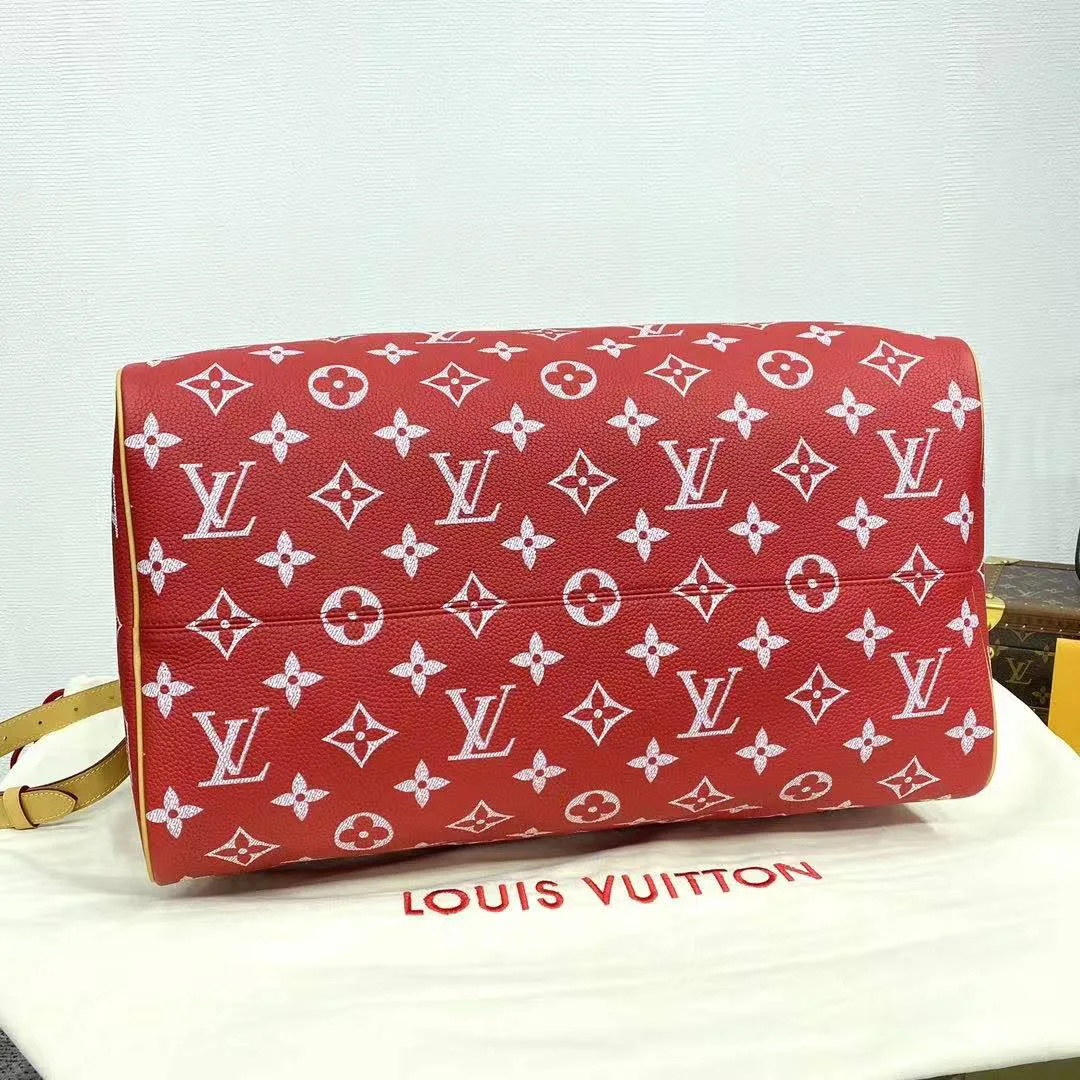 M46961 Speedy P9 Bandoulière 50 Monogram Soft Calfskin Leather Men's Bag
