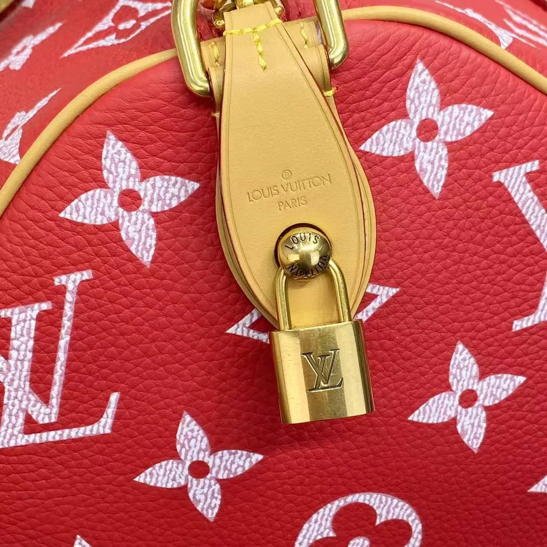 M46961 Speedy P9 Bandoulière 50 Monogram Soft Calfskin Leather Men's Bag