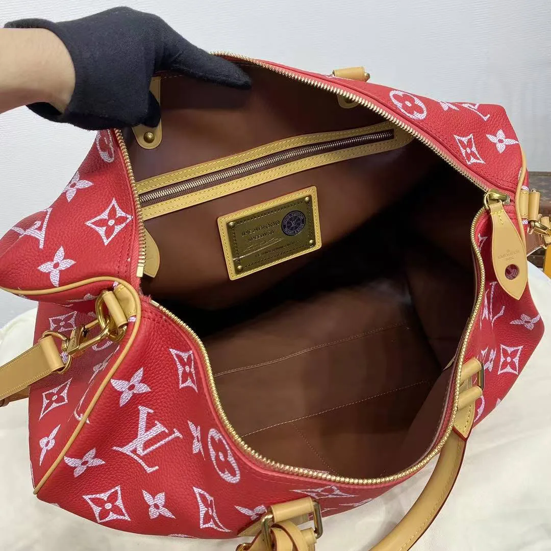 M46961 Speedy P9 Bandoulière 50 Monogram Soft Calfskin Leather Men's Bag
