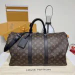 M56711 Keepall Bandoulière 45 Monogram Coated Canvas Travel Bag - M12067 1 M56711 Keepall Bandoulière 45 Monogram Coated Canvas Travel Bag
