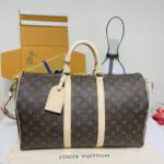 M41418 Keepall Bandoulière 45 Monogram Coated Canvas Travel Bag - M56711 1 M41418 Keepall Bandoulière 45 Monogram Coated Canvas Travel Bag